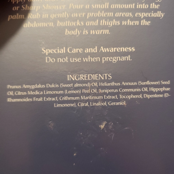 RARE NEW in box Elemis Cellutox Active Body Concentrate Oil 3.4 OZ Orig … - Picture 6 of 6